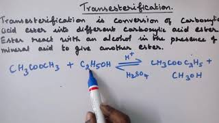 Carbonyl CompdsTransesterificationmethyl acetate to ethyl acetateethyl acetate to propyl acetate [upl. by Eicyac]