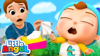 Sneeze Song  Little Angel Kids Songs amp Nursery Rhymes [upl. by Aisitel]