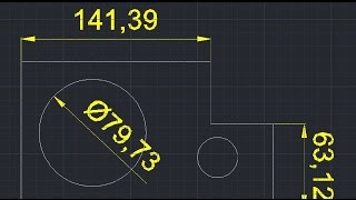 Dimensions Tutorial  AutoCAD [upl. by Nnylrats]