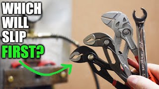 Can Pliers Beat a Wrench Knipex Pliers Wrench vs Cobra amp Amazon Basics Clone [upl. by Semajwerdna]