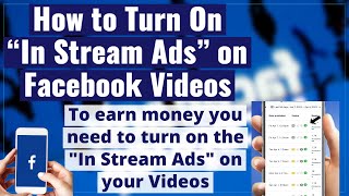 How to Turn on quotIn Stream Adsquot on Facebook Page Videos [upl. by Sussi]