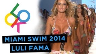 Luli Fama Fashion Show Miami Swim Week 2014 [upl. by Nihhi]