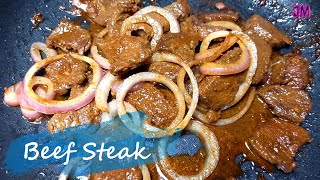 BEEF STEAKBISTEKBEEF STEAK RECIPE BIPSTEK BISAYA  BEEF RECIPEHINDI NAKAKASAWANG ULAM ANG BISTEK [upl. by Jumbala329]