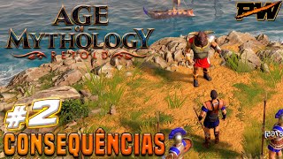 Age of Mythology Retold 2  Recuperando o Tridente de Poseidon  Gameplay da Versão BETA em PTBR [upl. by Lacym]