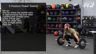 3Position Power Snatch [upl. by Nudnarb648]