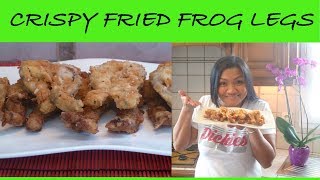 Crispy fried Frog legs  Fried frog legs  Filipino cooking channel in English [upl. by Dincolo590]