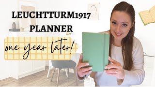 Leuchtturm1917 Planner Review One Year Later [upl. by Anairam480]