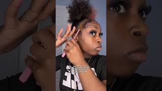 hairstyles edgestutorial curlyhairstyles naturalhaircare naturalhair curlyhair edges curls [upl. by Yemarej]