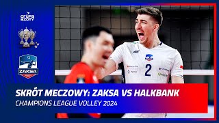 Skrót meczowy Grupa Azoty ZAKSA KędzierzynKoźle vs Halkbank Ankara  Highlights [upl. by Illa]