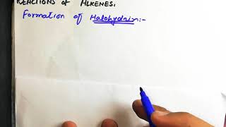 Formation of Halohydrin Reactions of Alkenes Organic chemistry lec no 19 [upl. by Howard43]