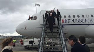 Visita di Stato del Presidente Mattarella in Irlanda arrivo a Dublino e cerimonia di benvenuto [upl. by Ttenrag822]