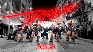 KPOP IN PUBLIC AESPA 에스파  DRAMA  Dance Cover by EST CREW from Barcelona [upl. by Giacopo]