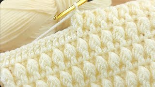 Easiest and cool crochet pattern for baby blankets Scarfs dresses Novinsilva85 [upl. by Lerim]