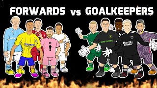 🔥FORWARDS vs GOALKEEPERS🔥 Football Challenges Frontmen 75 [upl. by Fran364]