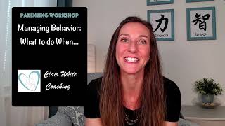 Promotional Video for Parenting Workshop with Clair White [upl. by Windy540]