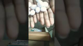 Naphthalene balls playing🤍✨️🧿 mothballs satisfying sound [upl. by Hagi]