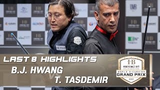 Hotel Inter burgo Wonju W3GP 2021 Last 8  HWANG Bong Joo KOR vs Tayfun TASDEMIR TUR HL [upl. by Zavala]