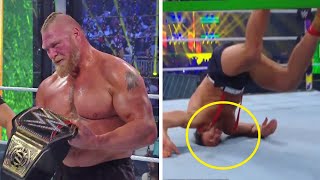 Worst Chamber MatchHuge BotchBrock Lesnar Wins WWE ChampionshipWWE Elimination Chamber 2022 [upl. by Ayanej]