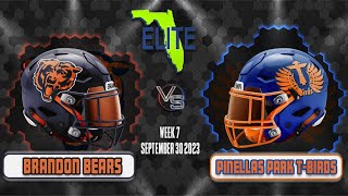 Pinellas Park TBirds Vs Brandon Bears 12u [upl. by Calvano335]