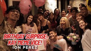 BIRTHDAY SURPRISE KAY MEME VICE  Ion Perez [upl. by Eimarej]