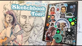 The LAST Sketchbook of 2023 Sketchbook Tour 22 [upl. by Nodnnarb]