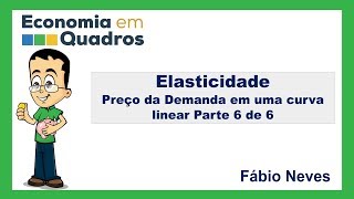 Elasticidade  Preço da Demanda em uma curva linear Parte 6 de 6 [upl. by Greenwald]