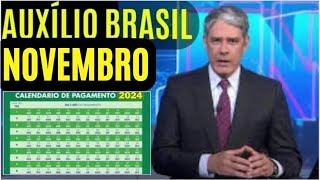 URGENTE CALENDÁRIO DE PAGAMENTOS DO AUXÍLIO BRASIL PARA NOVEMBRO [upl. by Meehyrb]