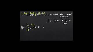 Back Bonding Condition in Resonance Organic Chemistry  Class 11th  12th  NEETJEE shorts short [upl. by Faina39]