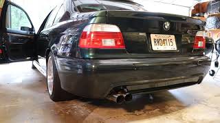 Aftermarket 2002 BMW 530i Exhaust [upl. by Ahsatak]