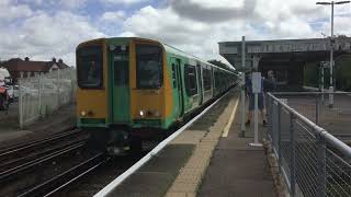 ‘LAST CLASS 313’ seen departing Barnham on A scrap run heading towards Eastleigh part two [upl. by Rothwell]