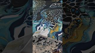 Ocean Vibes fluidart oddlysatisfying oceanwaves [upl. by Sewole281]