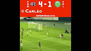 Gols de Ferroviária 4x2 Ypiranga  Locomotiva sobe  S Bernardo 1x2 V Redonda Voltaço finalista [upl. by Enamrahs]