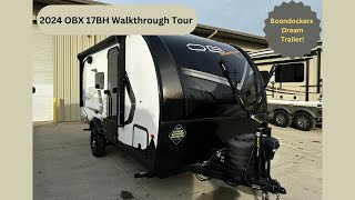 The 2024 OBX 17BH is the best trailer for BOONDOCKING [upl. by Fadiman]