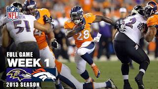 Peytons SEVEN touchdown revenge game Ravens vs Broncos 2013 NFL season Week 1 FULL GAME [upl. by Eveineg]