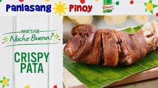 Super Crispy Pata Recipe with Yummy Sawsawan  Panlasang Pinoy [upl. by Mathis]