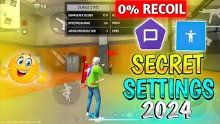 2024 NEW SECRET SETTINGS ⚙️ FREE FIRE  HUD  SENSI  DPI  FREE FIRE HIGHLIGHTS [upl. by Reklaw]