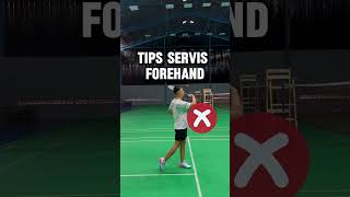 TIPS SERVIS FOREHAND diosmashh [upl. by Htidra]