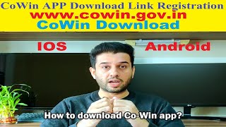 CoWin APP Download Link Registration website wwwcowingovin IOS and Android beware of fake app [upl. by Morten]