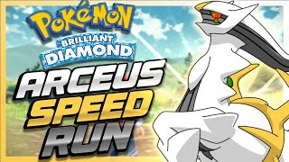 I Attempted to Speedrun Pokemon Brilliant Diamond Using Arceus Only [upl. by Mcripley]