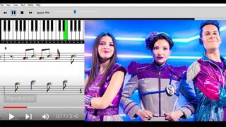 Chica mala  Me Contro te  piano tutorial with sheet music [upl. by Markman]