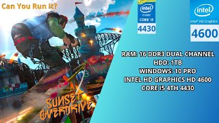 Sunset Overdrive  Intel® HD Graphics 4600  I5 4430  16GB RAM [upl. by Aehtorod120]