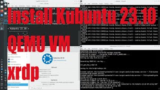 Install Kubuntu 2310 xrdp in QEMU VM tutorial for beginners  September 2023  9ec38a2b [upl. by Ellenoj]