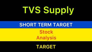 TVS SUPPLY CHOICE SOLUTIONS STOCK TARGET 🔰 TVS SUUPLY SHARE NEWS  TVS SUPPLY STOCK NEWS [upl. by Eelytsirk]