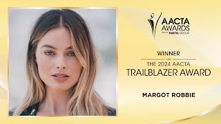 Margot Robbie Receives Trailblazer Award at the 2024 AACTA Awards [upl. by Edwards]