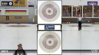 Curling Stadium  Grand Forks SHEET B 111324 [upl. by Archibaldo672]