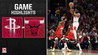 Chicago Bulls vs Houston Rockets  Full Game Highlights  CHSN Chicago Bulls [upl. by Idonna]