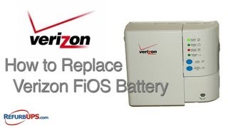 How to Replace Verizon FiOS Battery [upl. by Fabiolas]