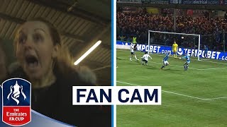 Fans React To Dramatic Finale  Rochdale vs Spurs  Fan Cam  Emirates FA Cup 201718 [upl. by Tandi]