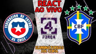 LIVE REACT CHILE X BRASIL  ELIMINÁTORIAS DA COPA 2026  10102024 [upl. by Netloc]