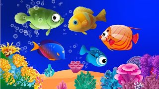 Bedtime Lullabies and Peaceful Fish Animation Lullaby Aquarium Soothing fishes fishlullaby 28 [upl. by Heiskell374]